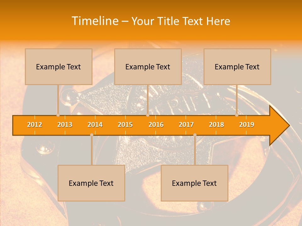 Badge Crime Law PowerPoint Template