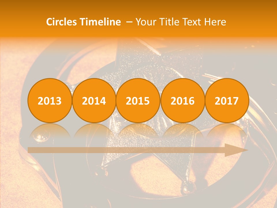 Badge Crime Law PowerPoint Template