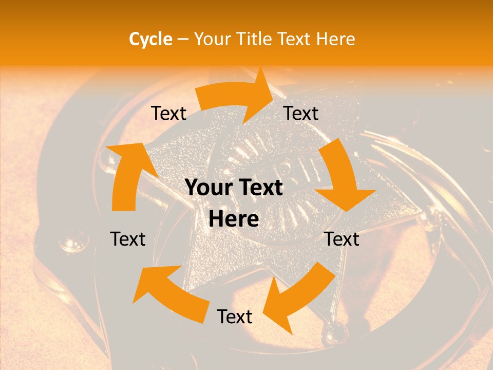 Badge Crime Law PowerPoint Template