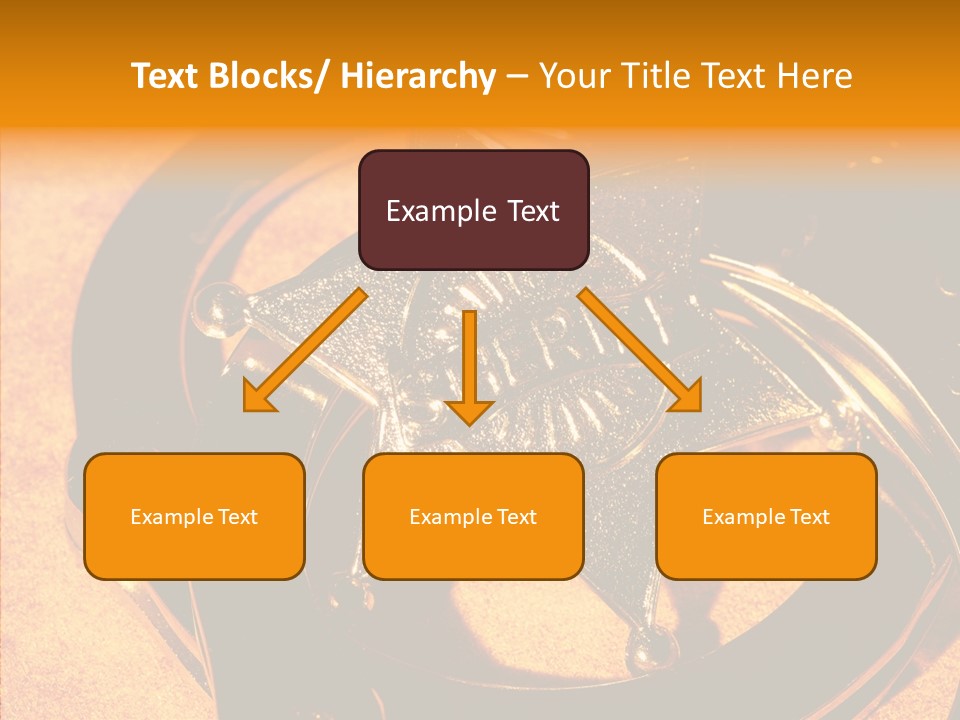 Badge Crime Law PowerPoint Template