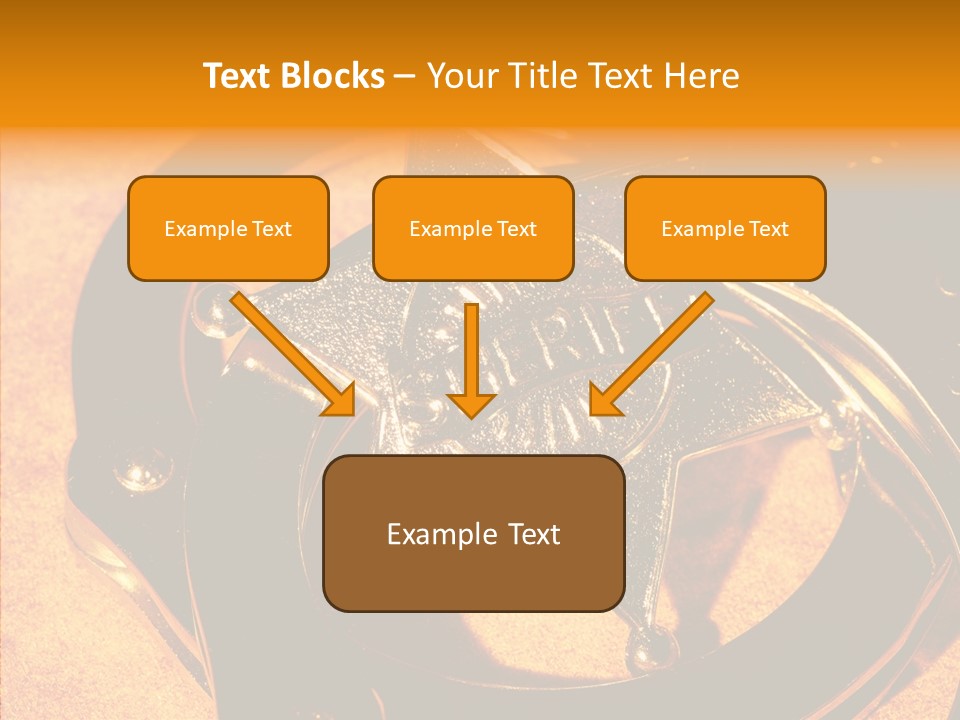 Badge Crime Law PowerPoint Template