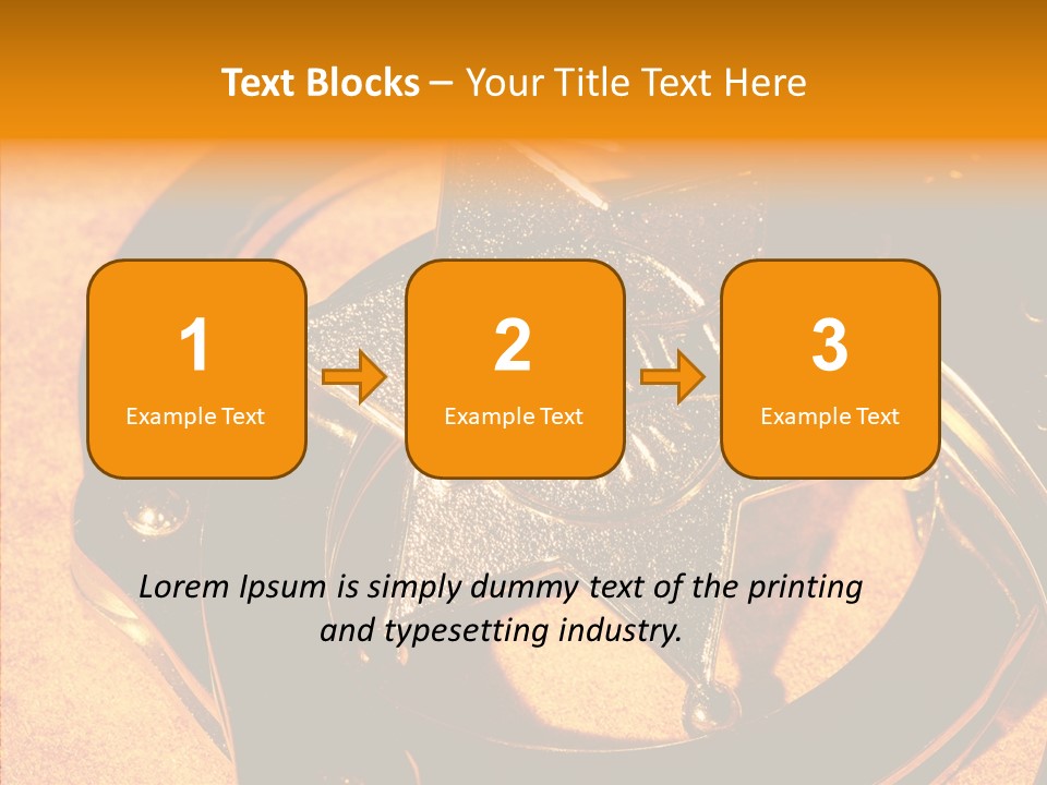 Badge Crime Law PowerPoint Template