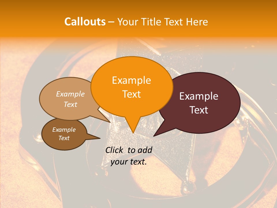 Badge Crime Law PowerPoint Template