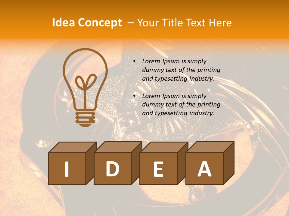 Badge Crime Law PowerPoint Template