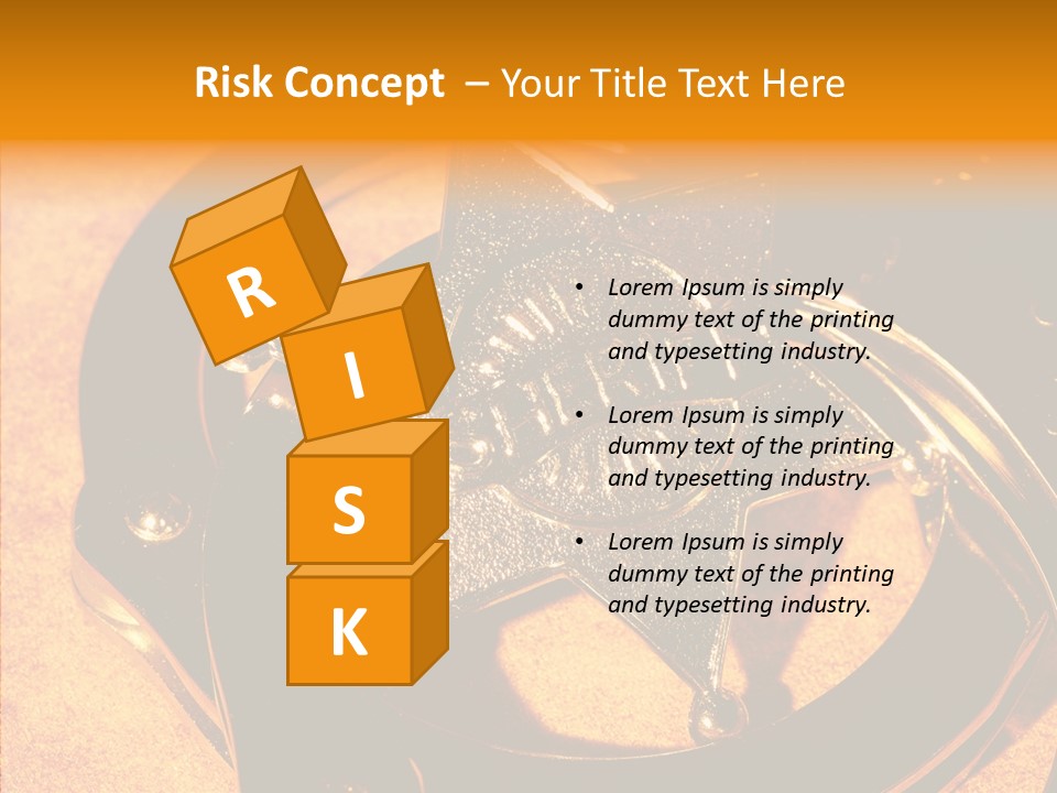 Badge Crime Law PowerPoint Template