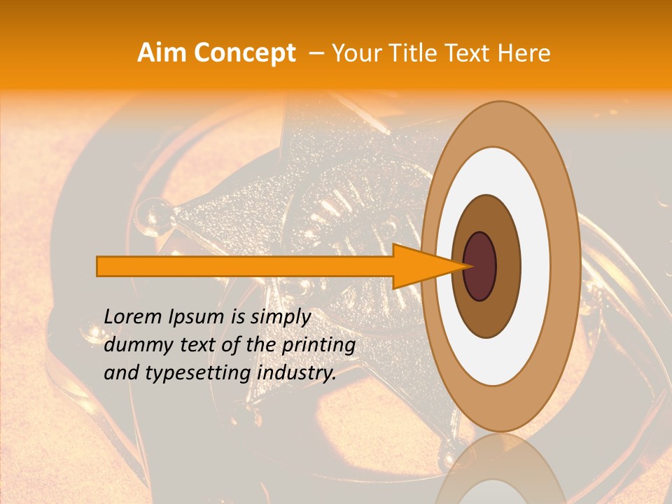 Badge Crime Law PowerPoint Template