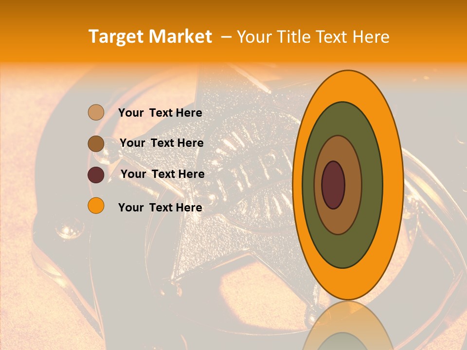 Badge Crime Law PowerPoint Template