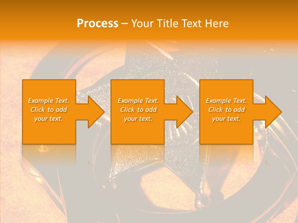 Badge Crime Law PowerPoint Template