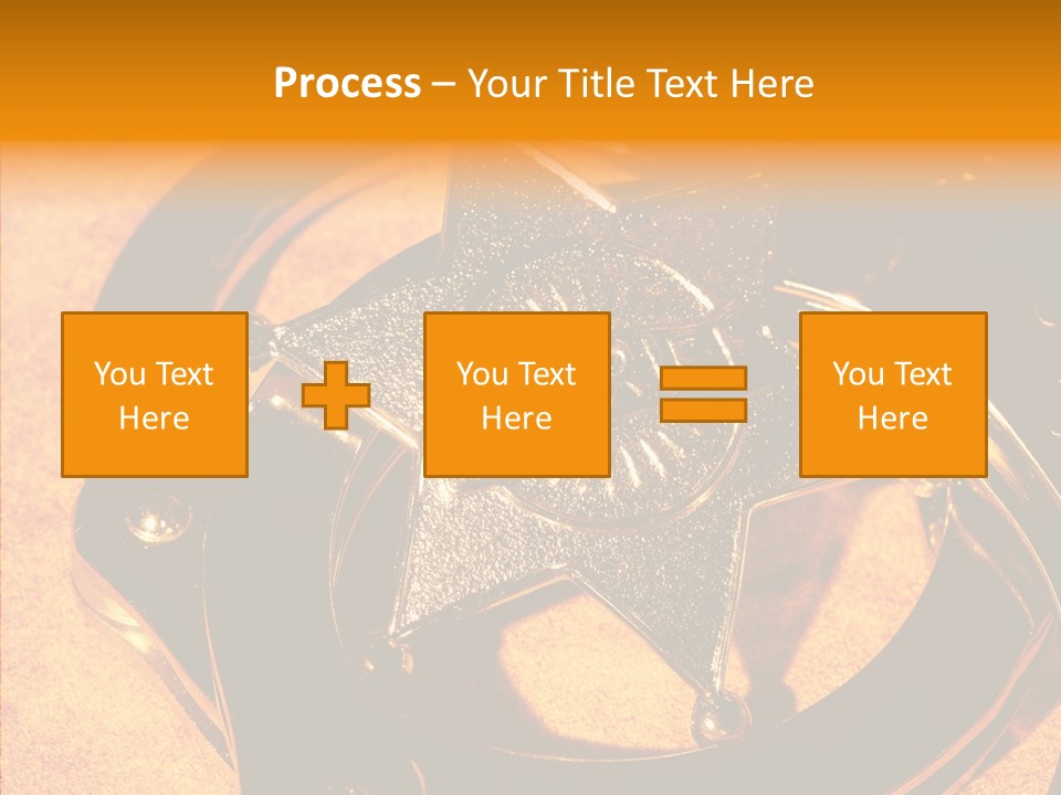 Badge Crime Law PowerPoint Template
