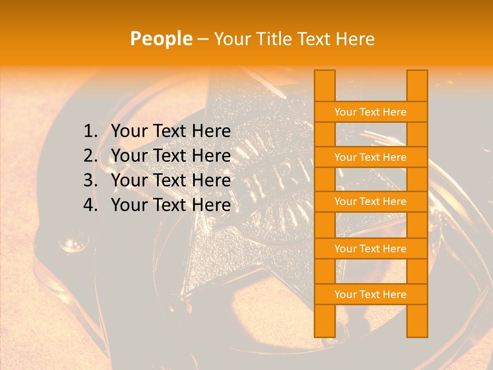 Badge Crime Law PowerPoint Template