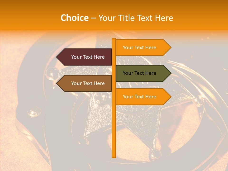 Badge Crime Law PowerPoint Template