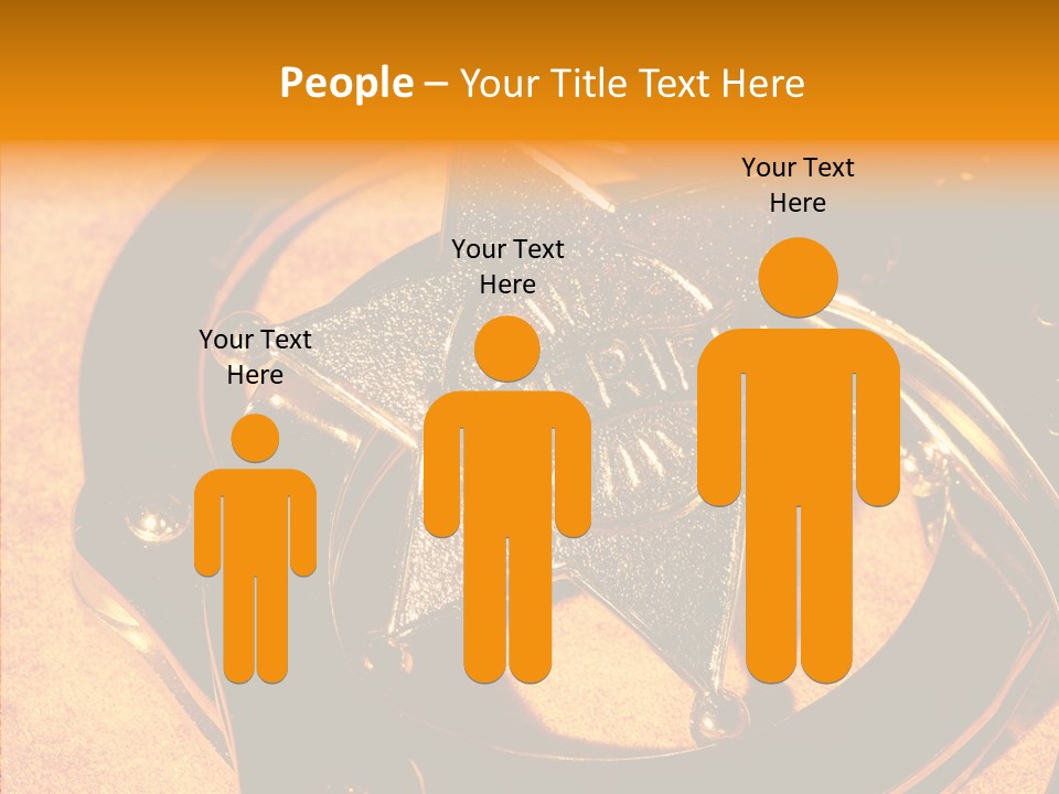 Badge Crime Law PowerPoint Template