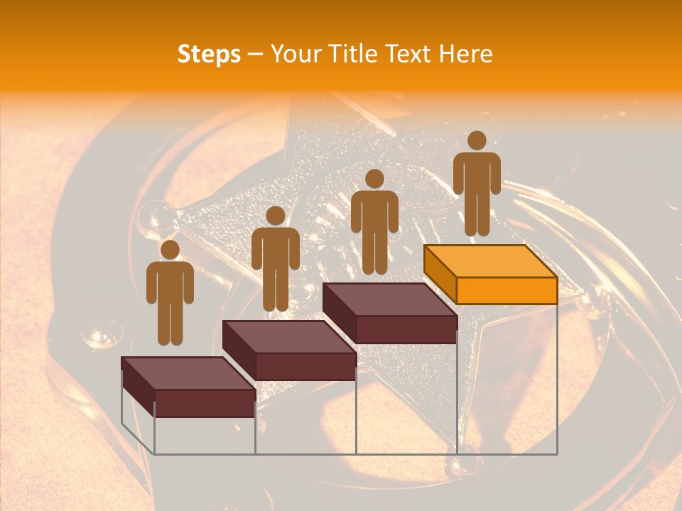 Badge Crime Law PowerPoint Template