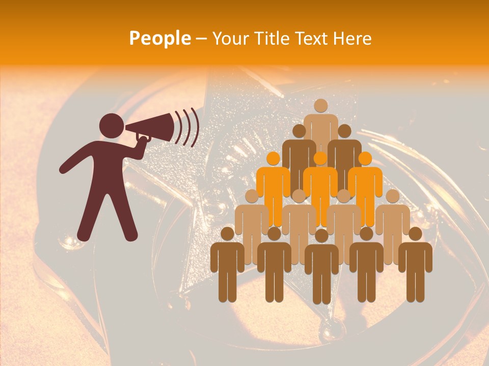 Badge Crime Law PowerPoint Template