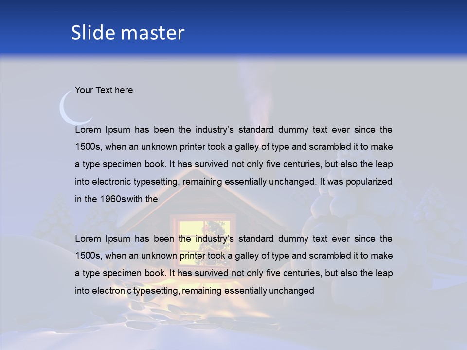 Conifer Season Celebration PowerPoint Template