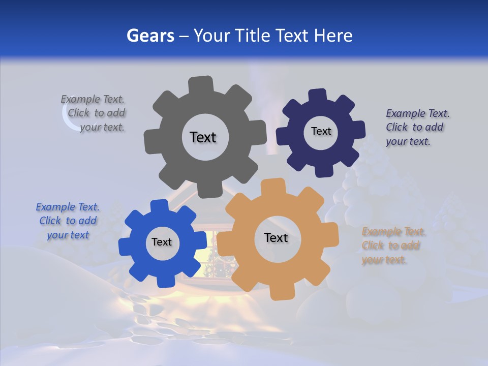 Conifer Season Celebration PowerPoint Template