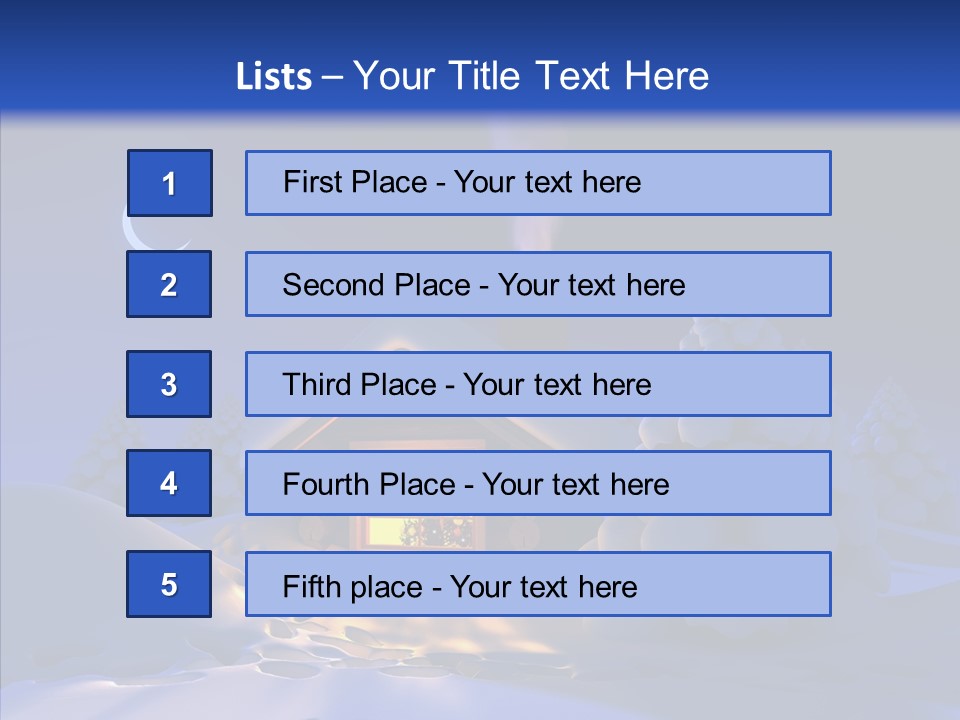 Conifer Season Celebration PowerPoint Template
