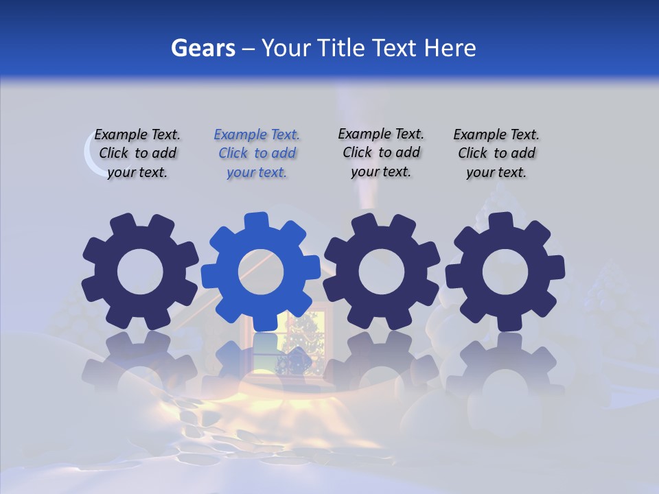 Conifer Season Celebration PowerPoint Template