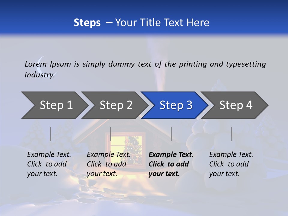 Conifer Season Celebration PowerPoint Template