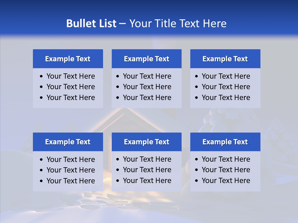 Conifer Season Celebration PowerPoint Template