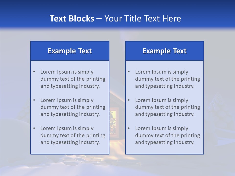Conifer Season Celebration PowerPoint Template