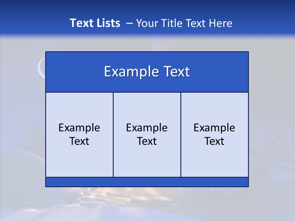Conifer Season Celebration PowerPoint Template