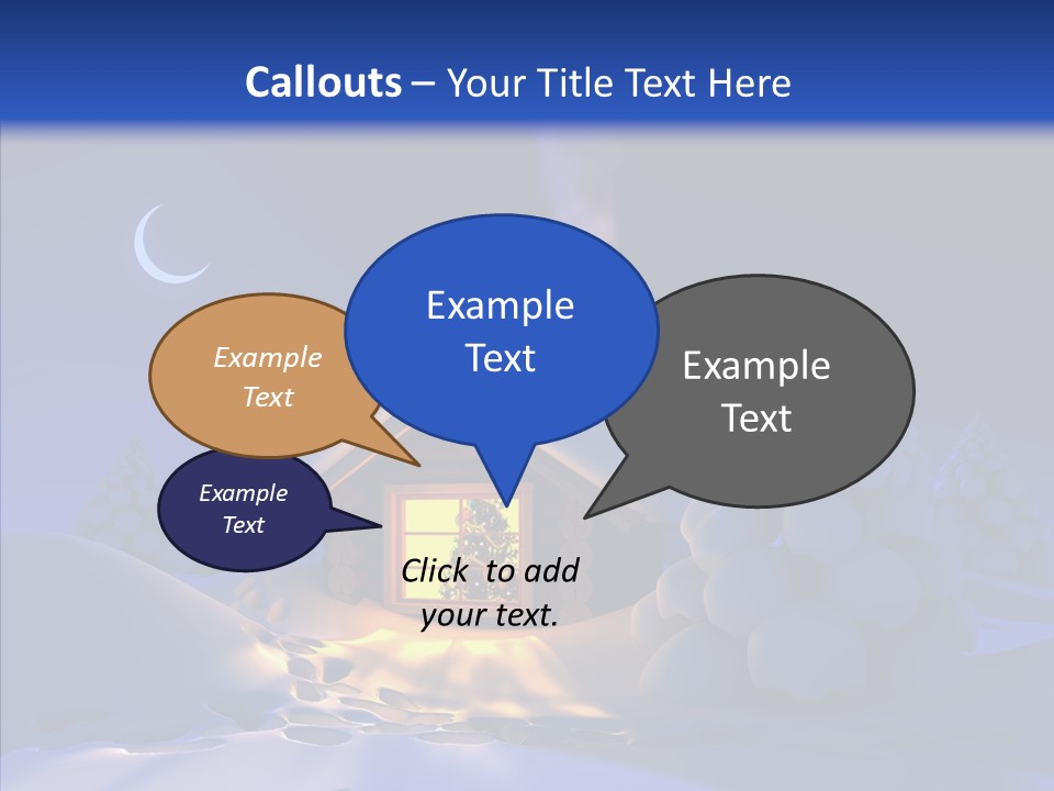 Conifer Season Celebration PowerPoint Template