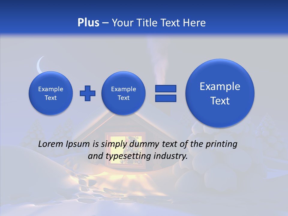 Conifer Season Celebration PowerPoint Template