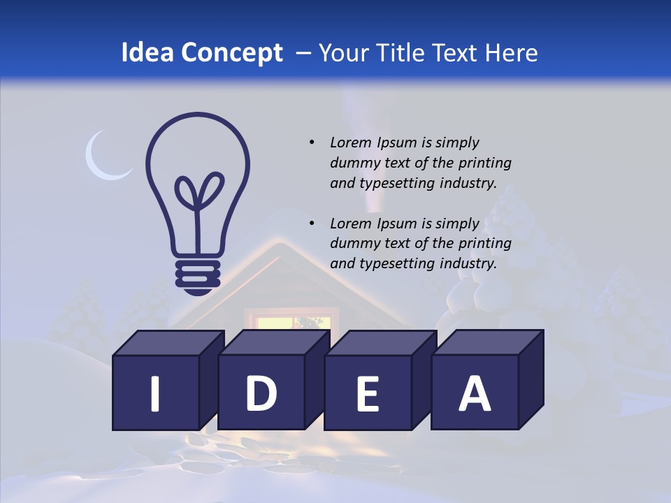 Conifer Season Celebration PowerPoint Template