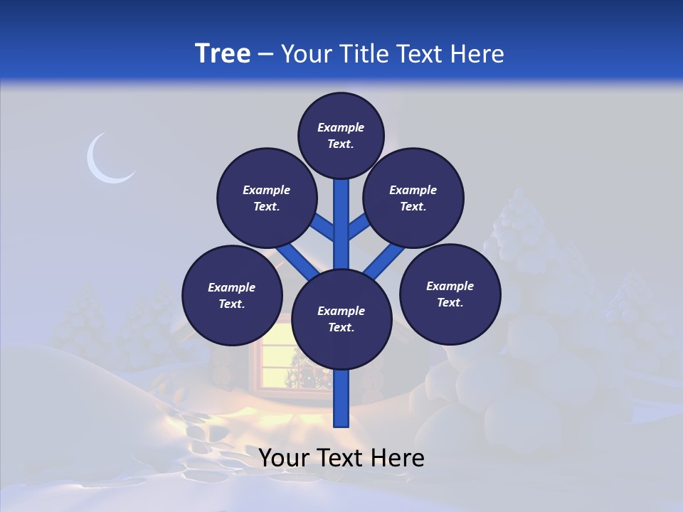 Conifer Season Celebration PowerPoint Template