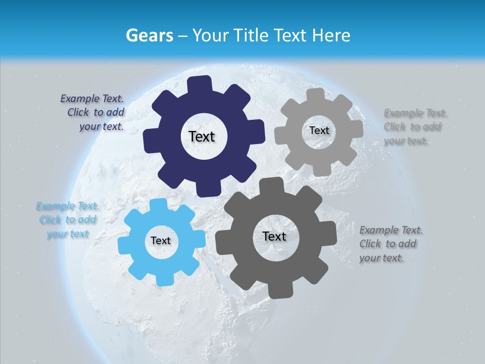 United Night Pole PowerPoint Template