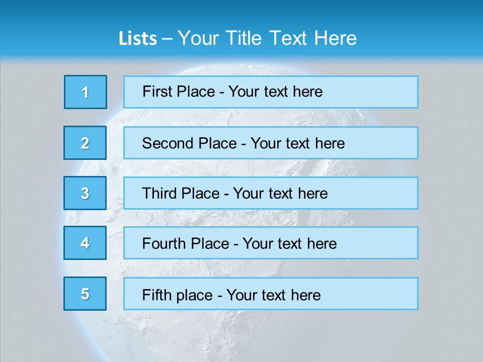 United Night Pole PowerPoint Template