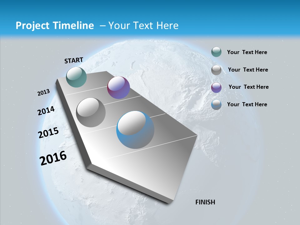 United Night Pole PowerPoint Template
