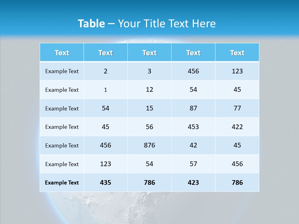 United Night Pole PowerPoint Template