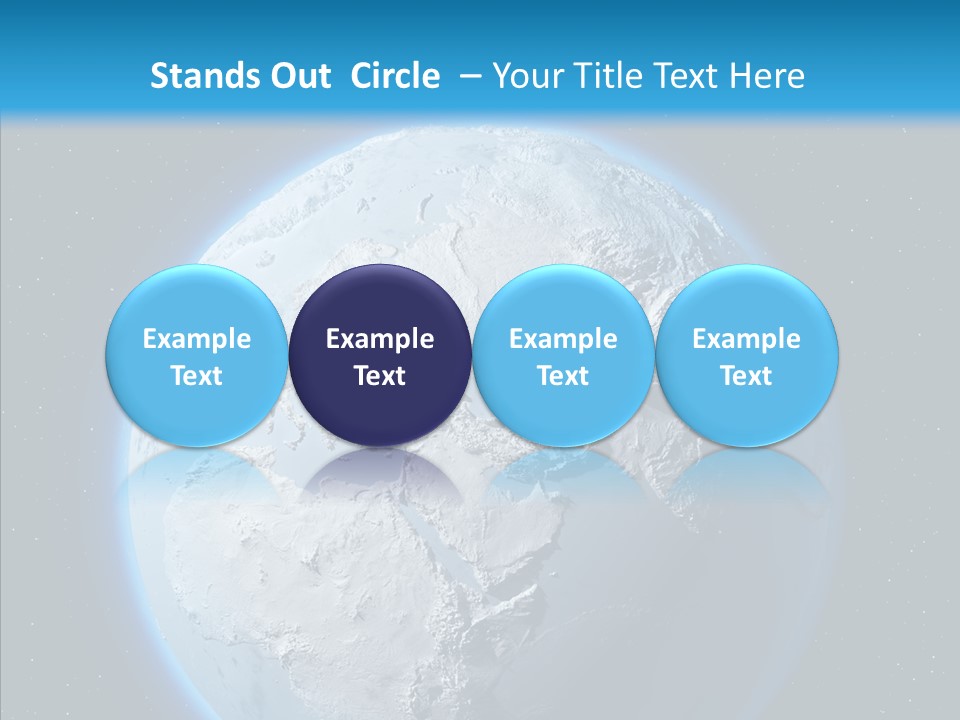 United Night Pole PowerPoint Template