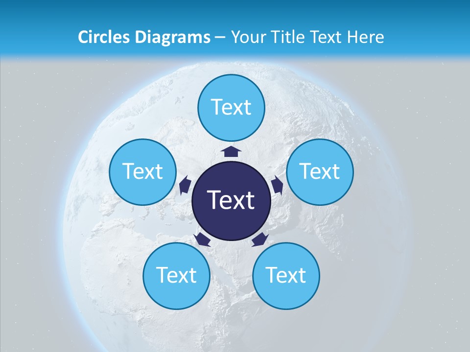 United Night Pole PowerPoint Template