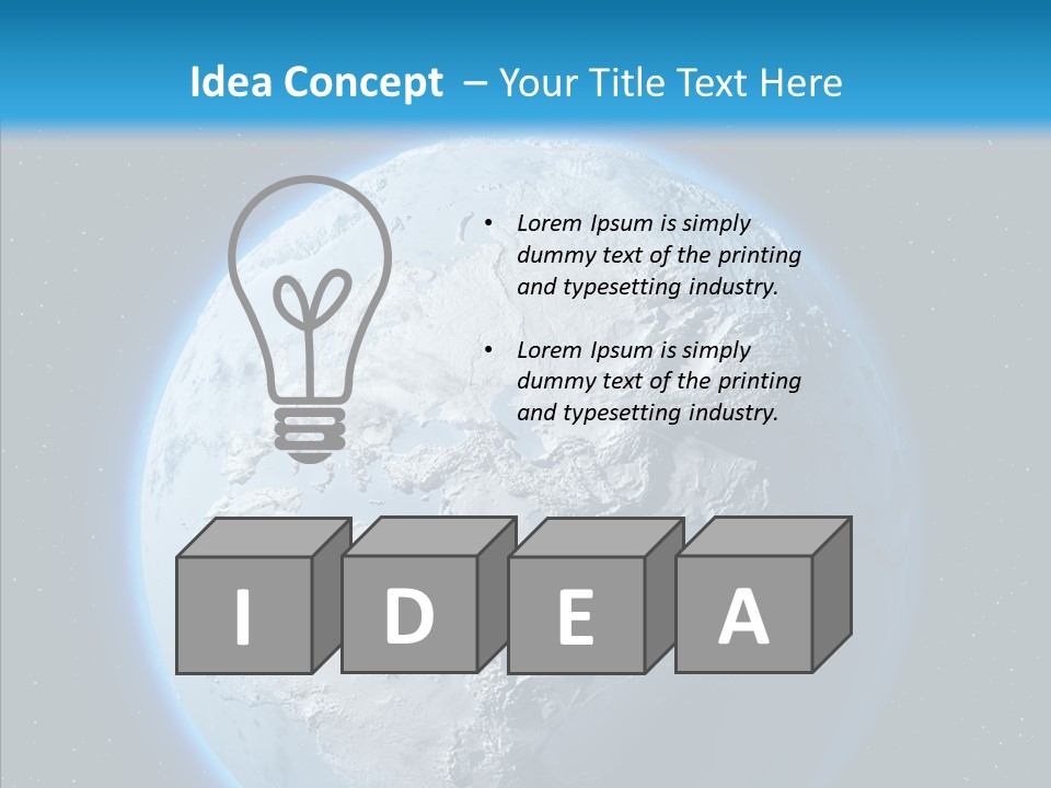 United Night Pole PowerPoint Template