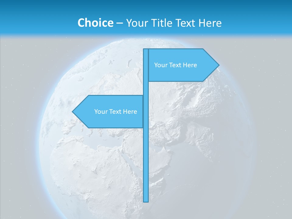 United Night Pole PowerPoint Template
