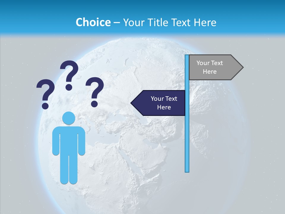 United Night Pole PowerPoint Template