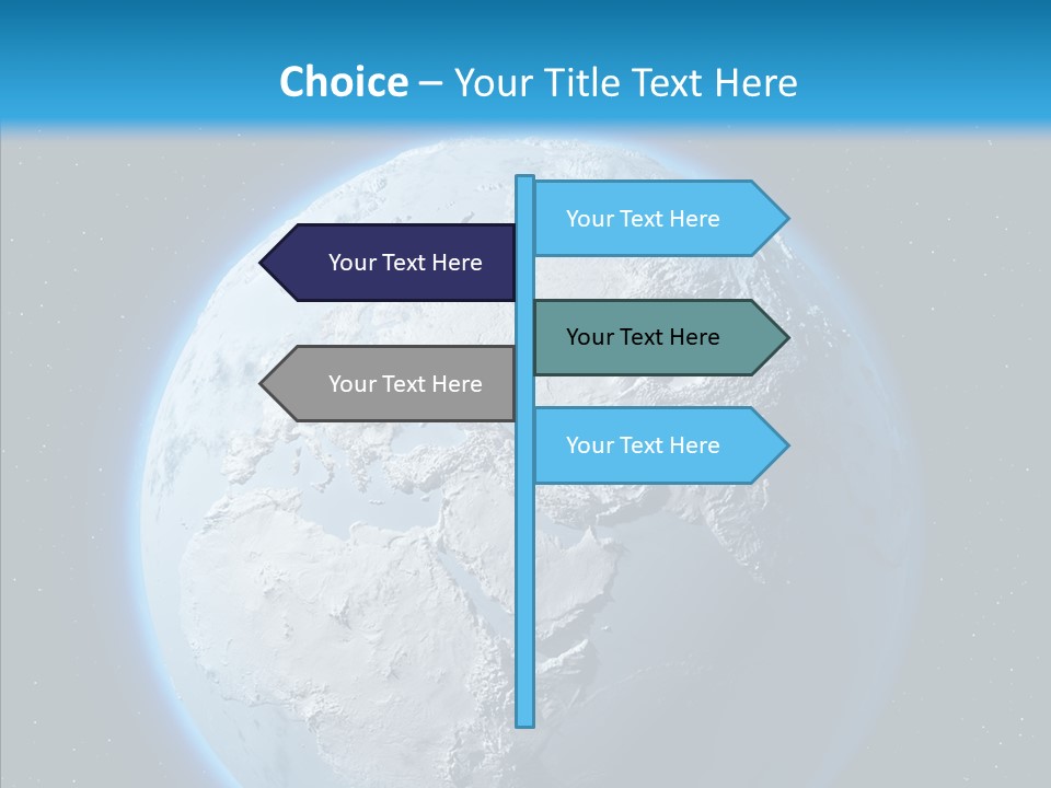 United Night Pole PowerPoint Template