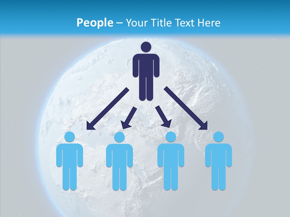 United Night Pole PowerPoint Template