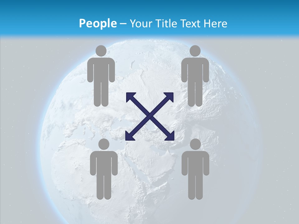 United Night Pole PowerPoint Template