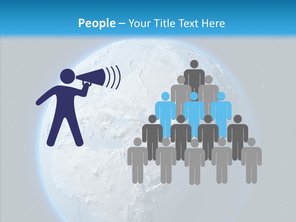 United Night Pole PowerPoint Template