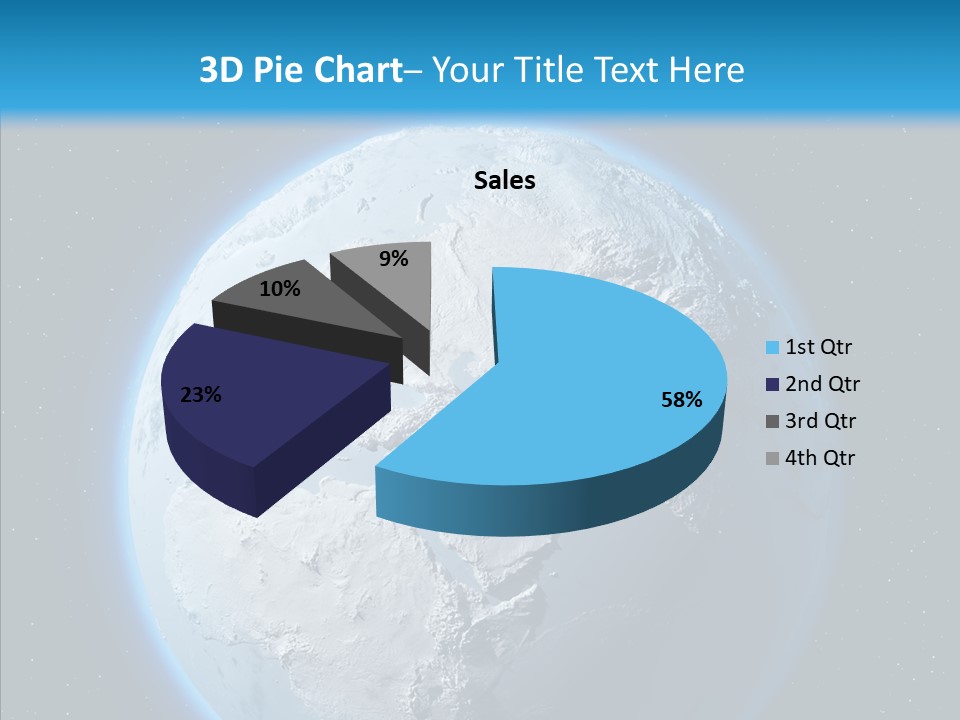 United Night Pole PowerPoint Template