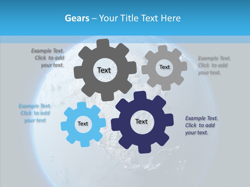 Continental Geodesy Ocean PowerPoint Template