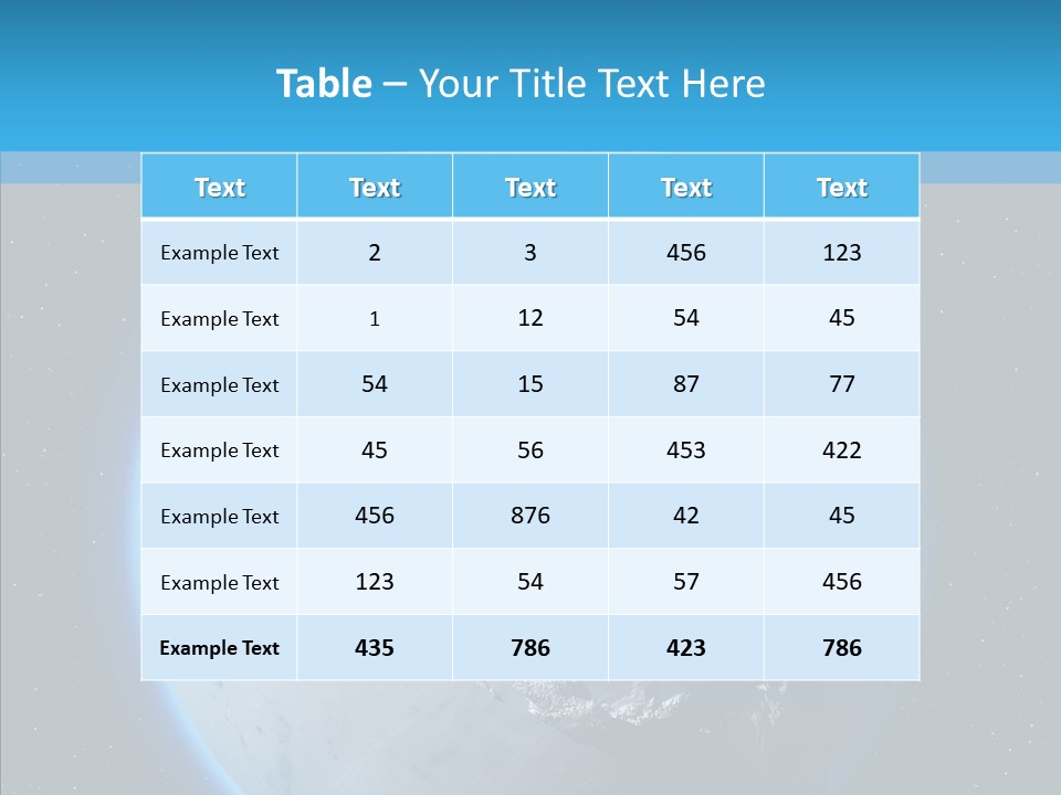 Continental Geodesy Ocean PowerPoint Template