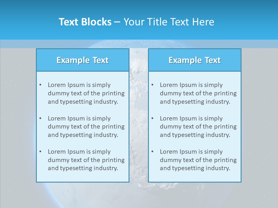 Continental Geodesy Ocean PowerPoint Template