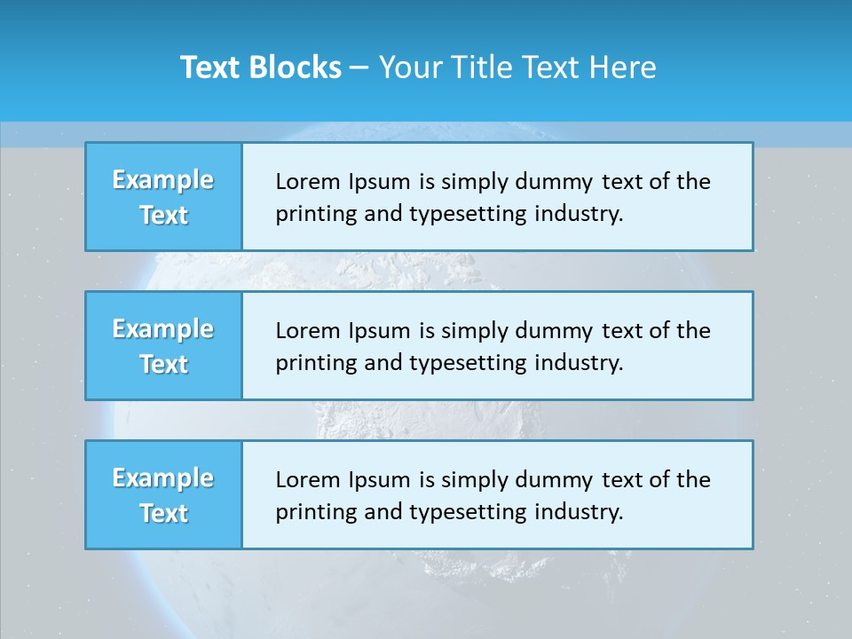 Continental Geodesy Ocean PowerPoint Template