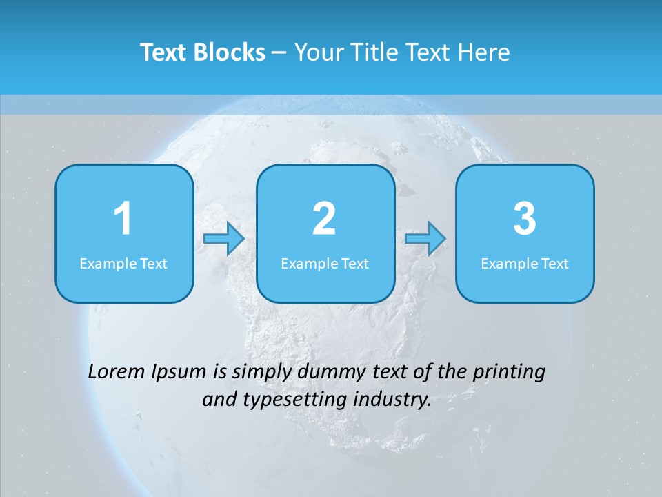 Continental Geodesy Ocean PowerPoint Template