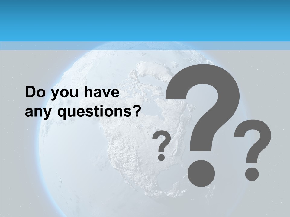 Continental Geodesy Ocean PowerPoint Template